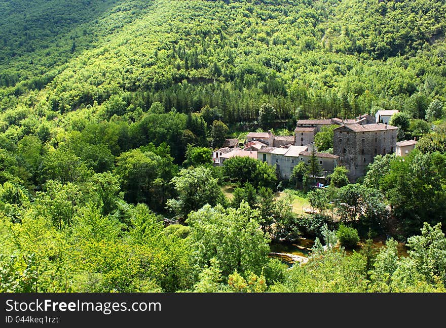 Village in Languedoc Rousillion