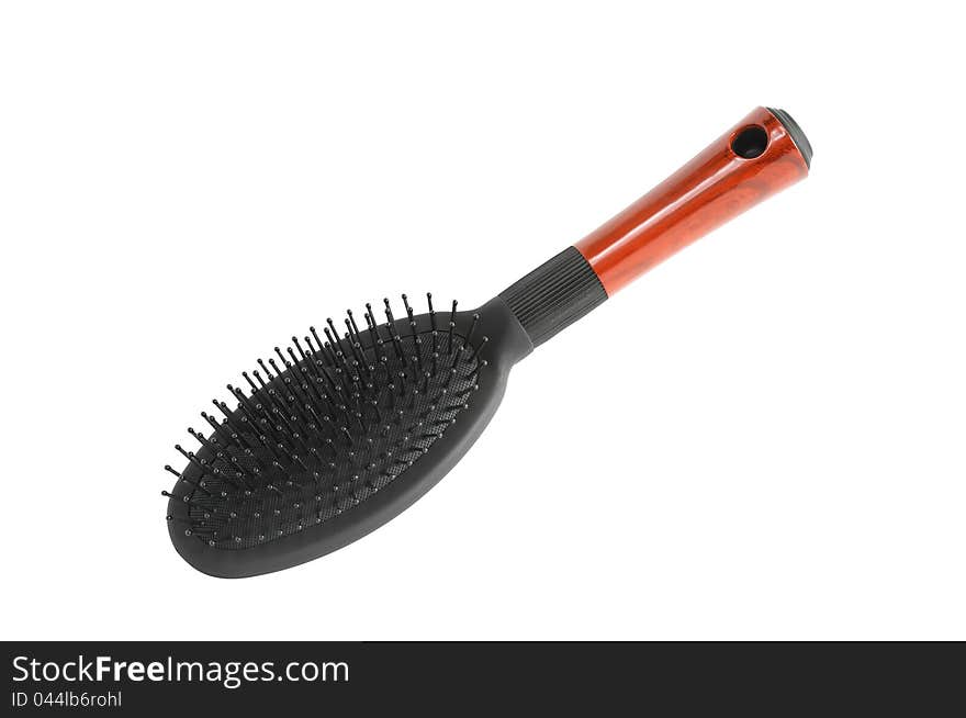 Hairbrush On White