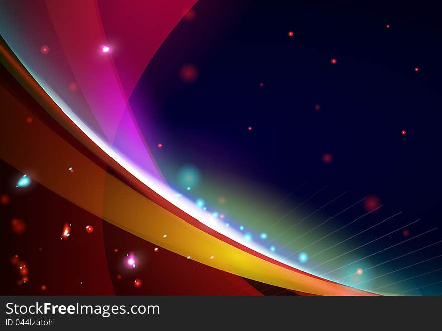 Shine multicolored abstract background