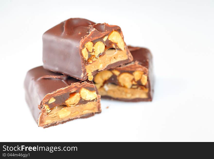 Chocolate Covered Bar With Caramel