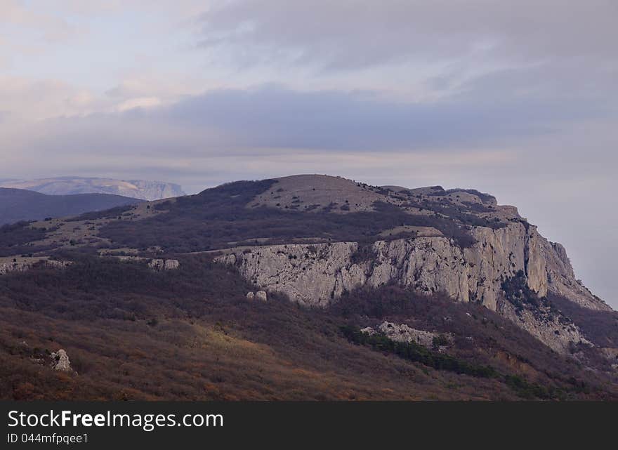 Mountain in Crimea