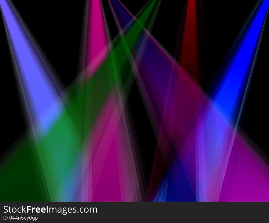 An illustration of abstract stage spotlight. An illustration of abstract stage spotlight