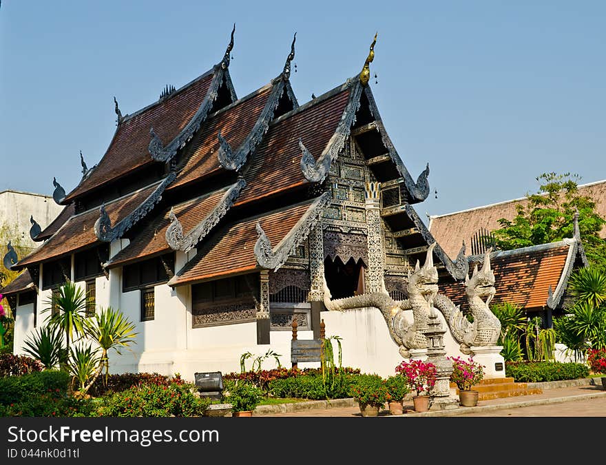 Building in a Temple Thailand