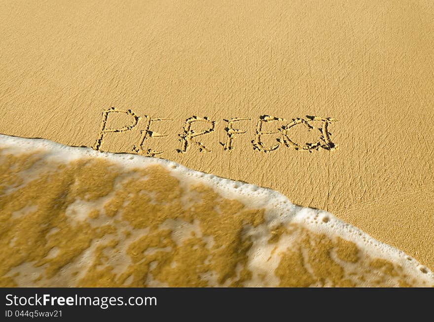 Inscription On The Sand