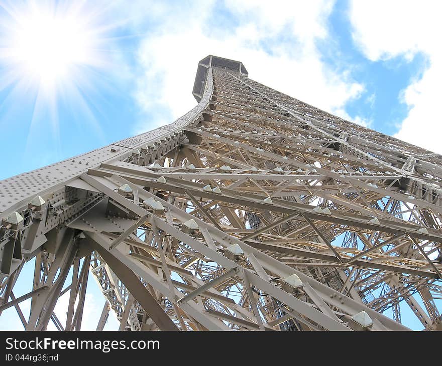 Top of the eiffel tower