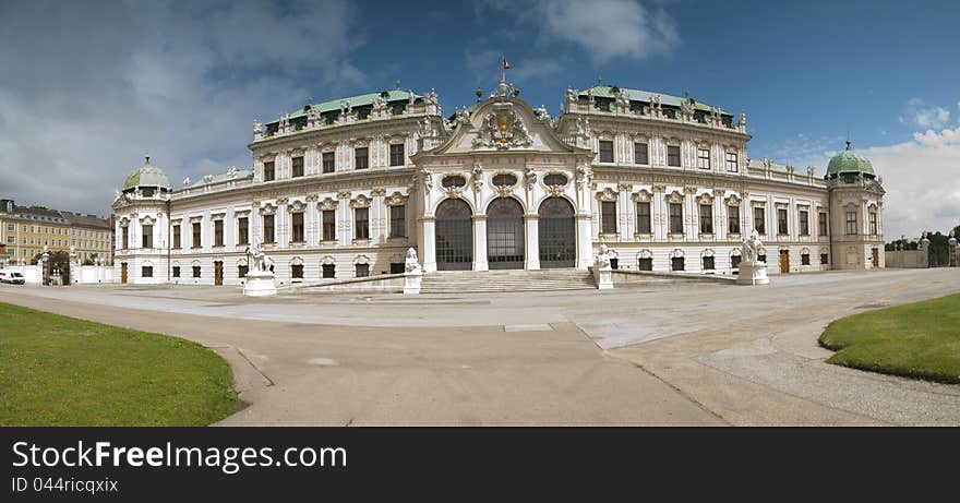 Belvedere Castle in Wien Ostereich