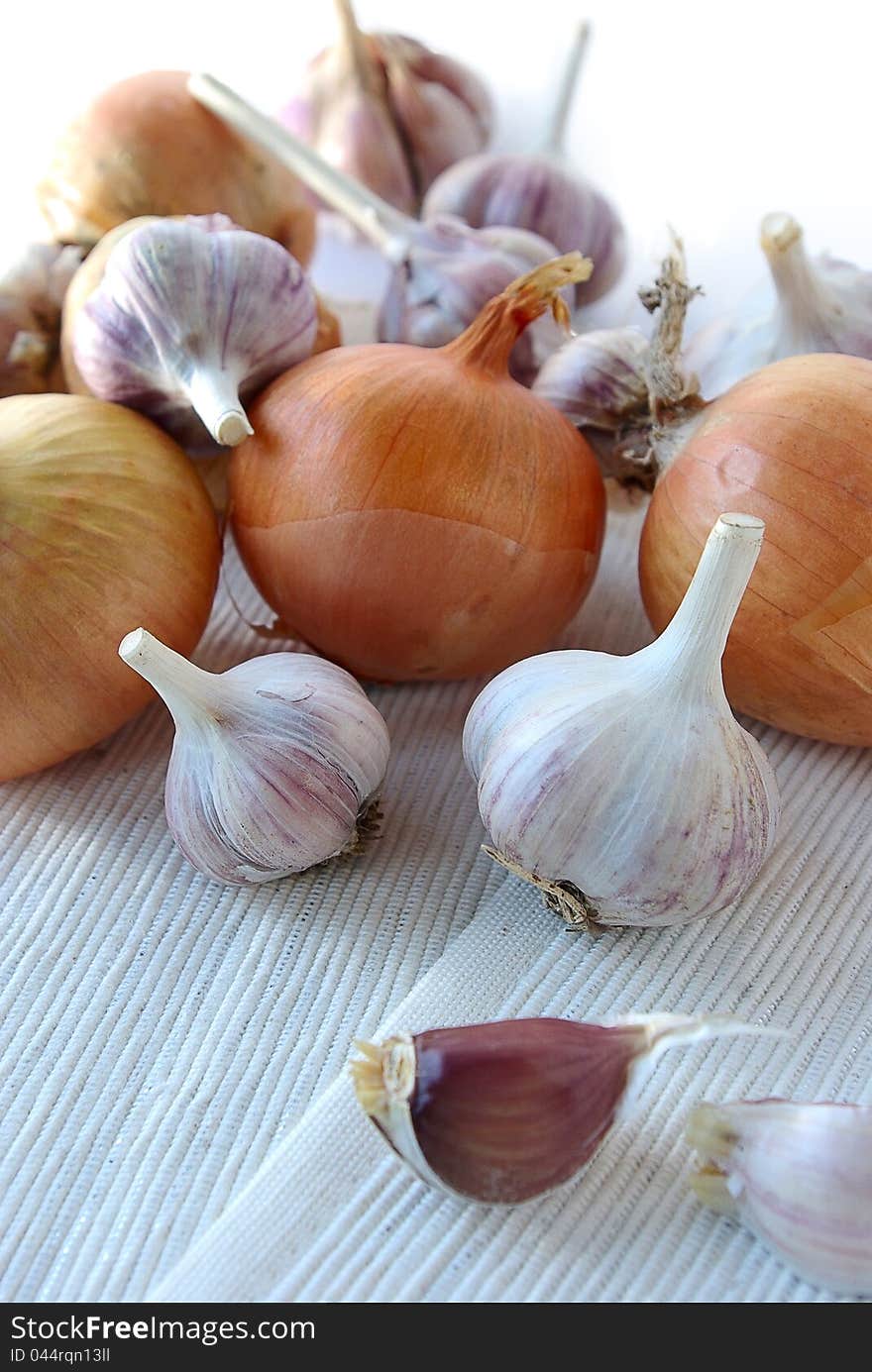 Garlic and onion