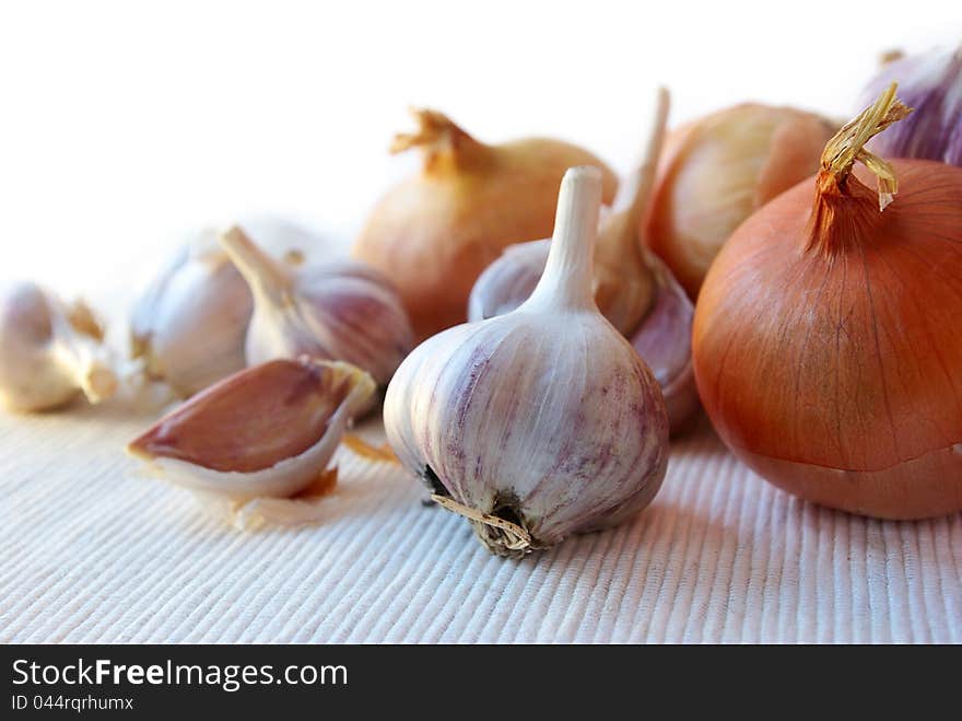 Garlic and onion