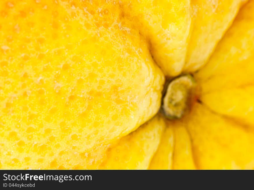 Close up of the citrus skin