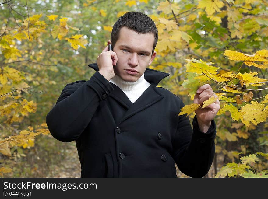 Man with cell-phone