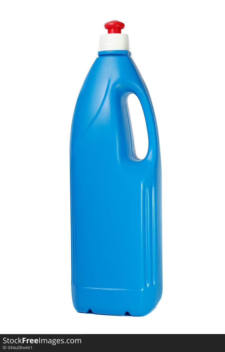 Blue Cleaning Bottle