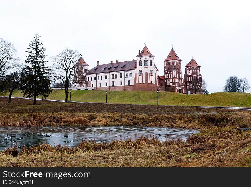 Grand view to Castle of Mir Belarus. Grand view to Castle of Mir Belarus