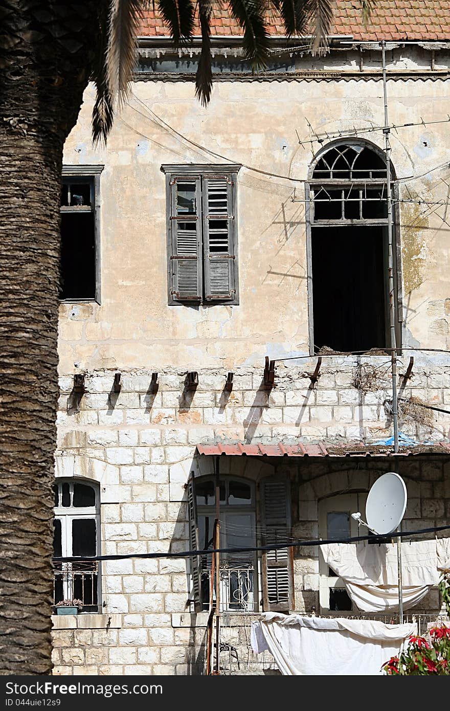 Old dwelling-houses in Bethlehem, Israel