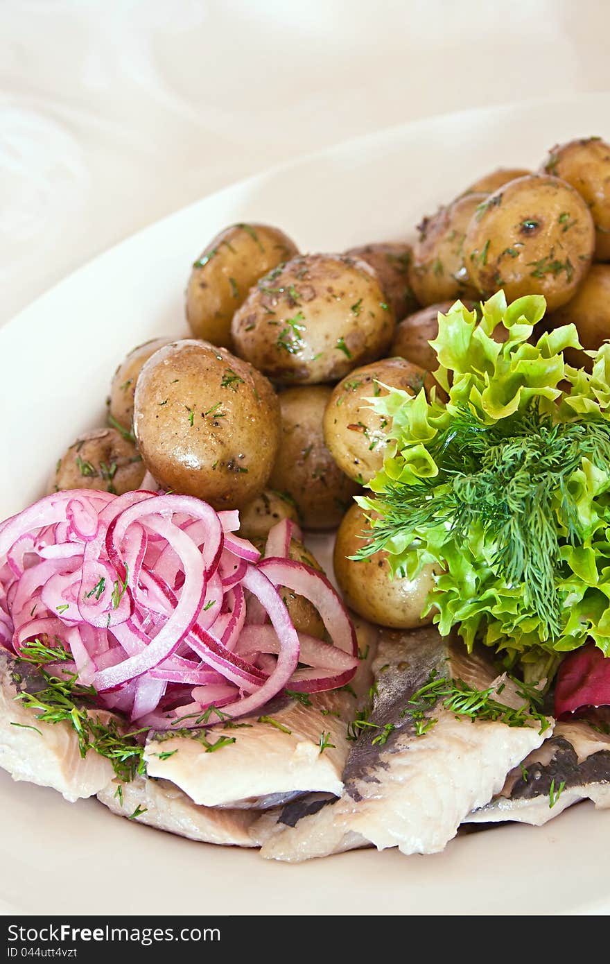 Marinated Herring With Potato