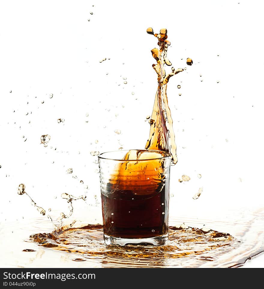 Cola splash