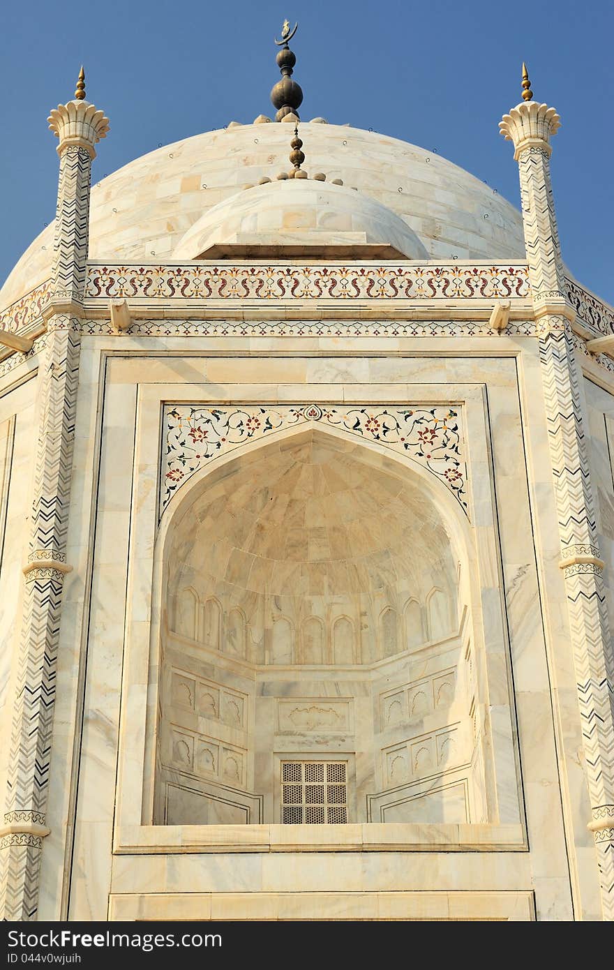 Taj Mahal, close up