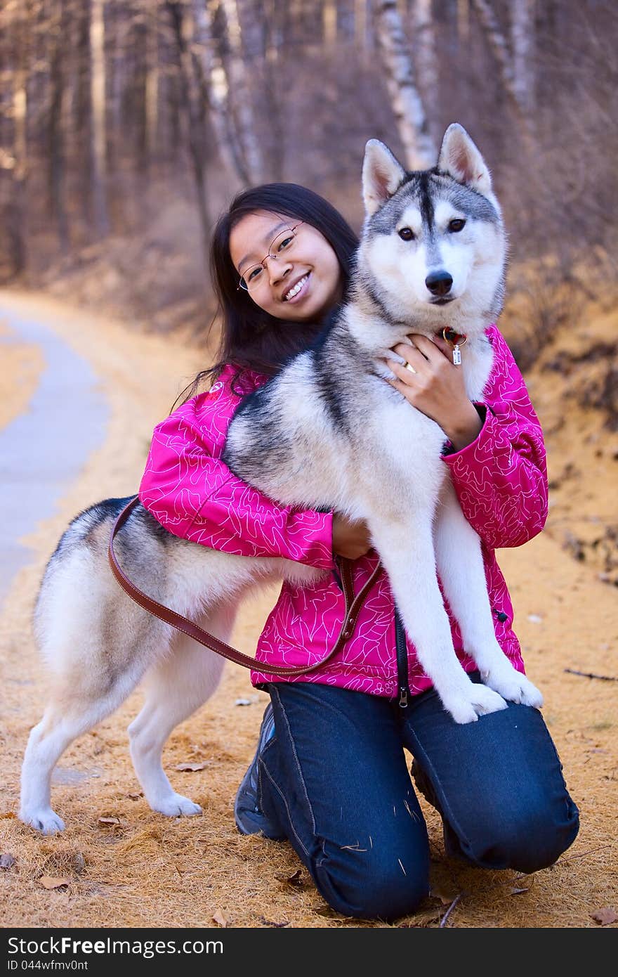 Girl and her friend