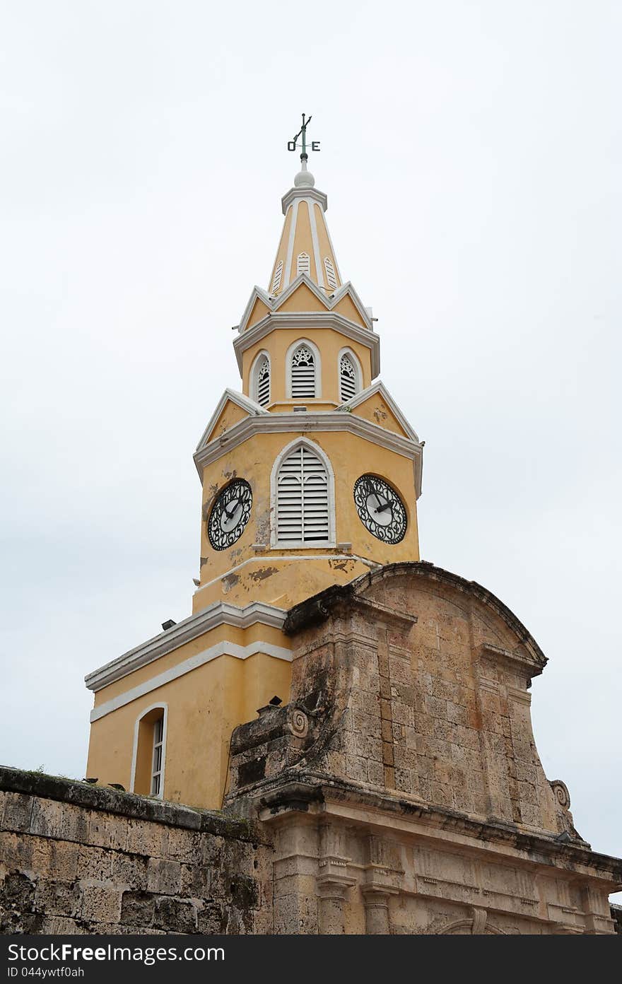 Church in Cartagena of the Indies, Columbia