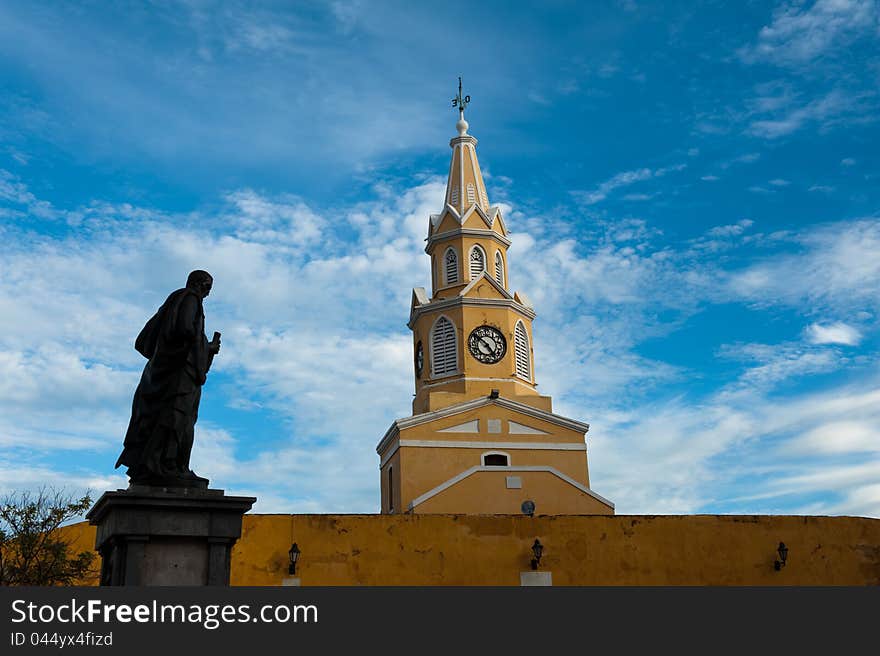 Church in Cartagena of the Indies, columbia
