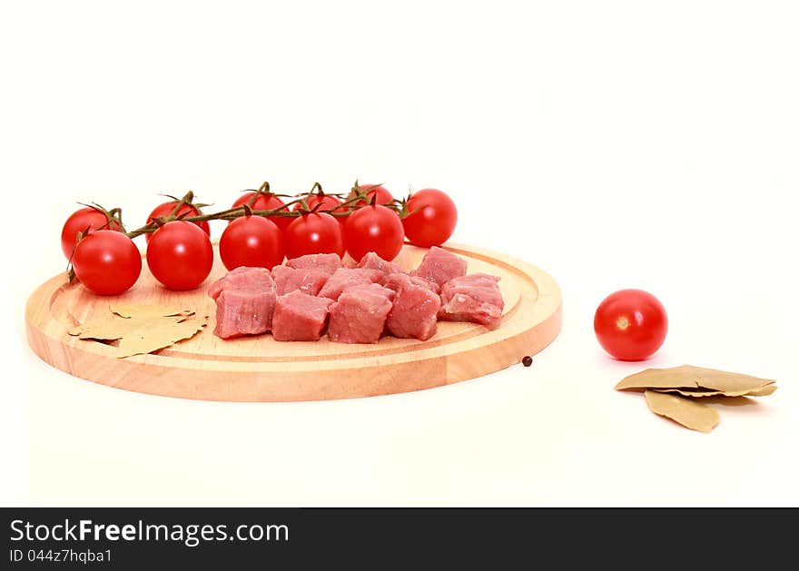 Tomatoes and meat