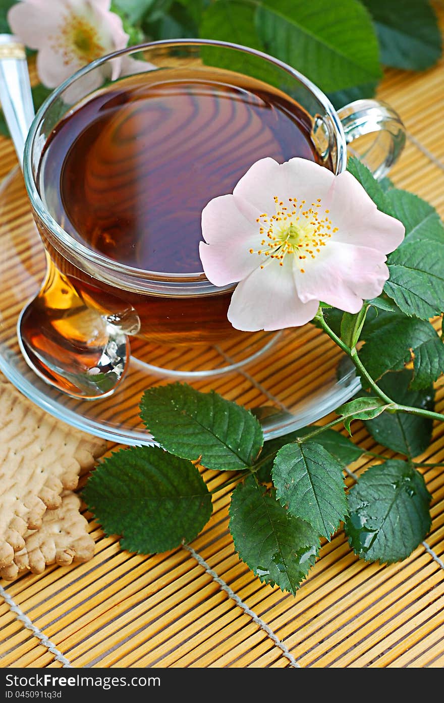 Tea With Dog-rose Blossom