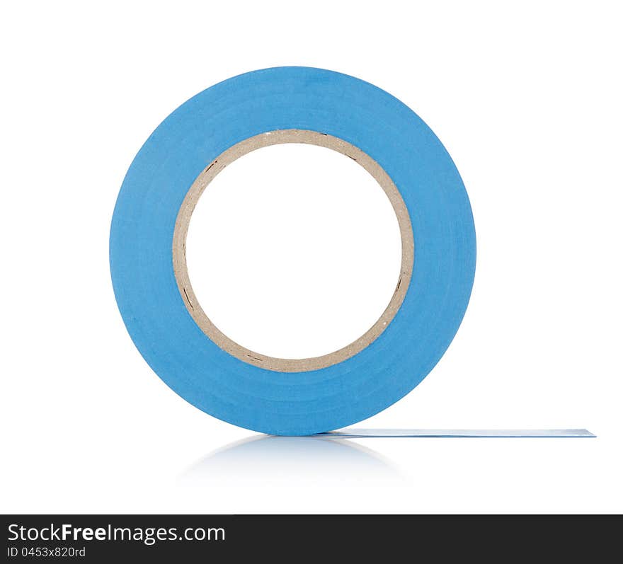 Roll of insulating tape isolated