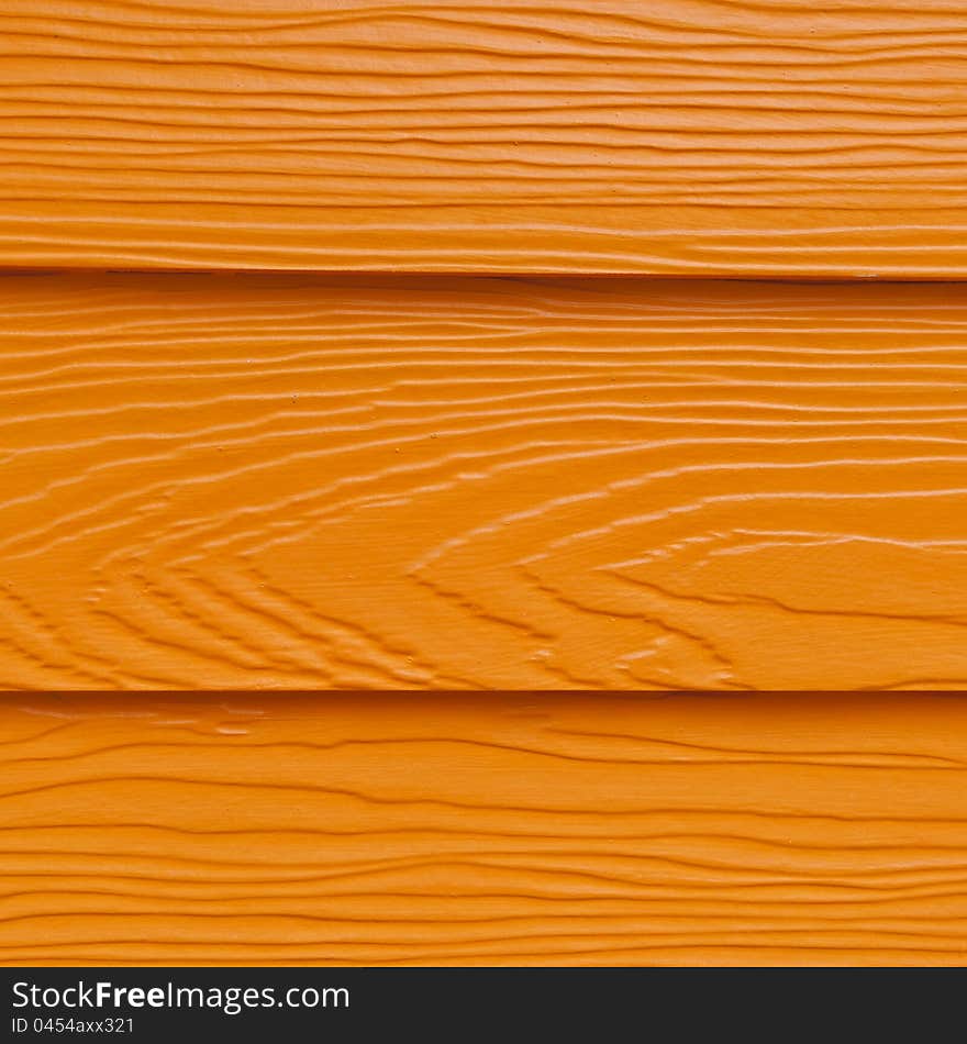 Orange wood wall