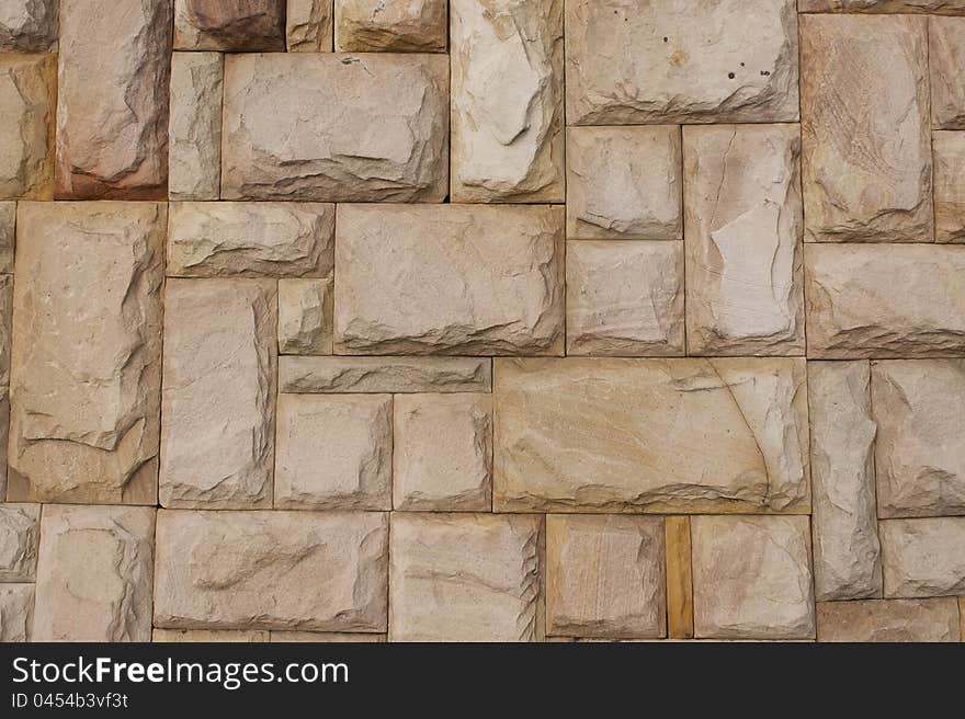 Square Stone wall