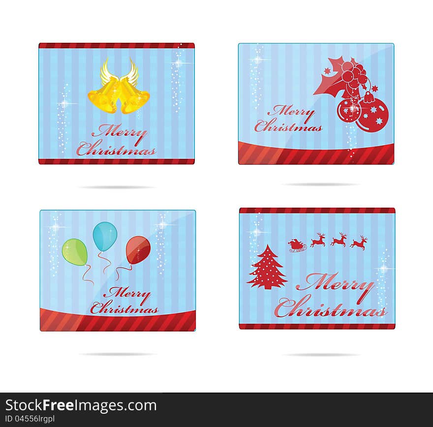 Elegance christmas symbols