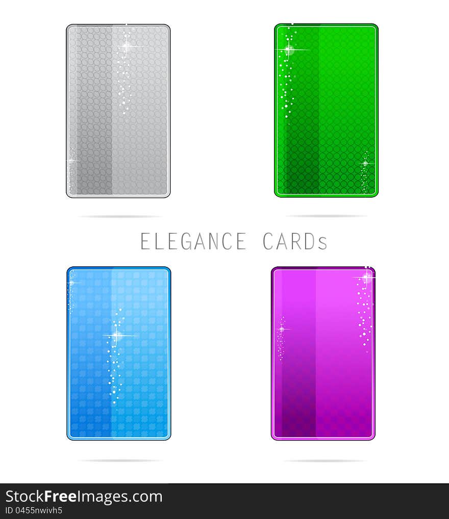 Glass Elegance And Clean Cards Set