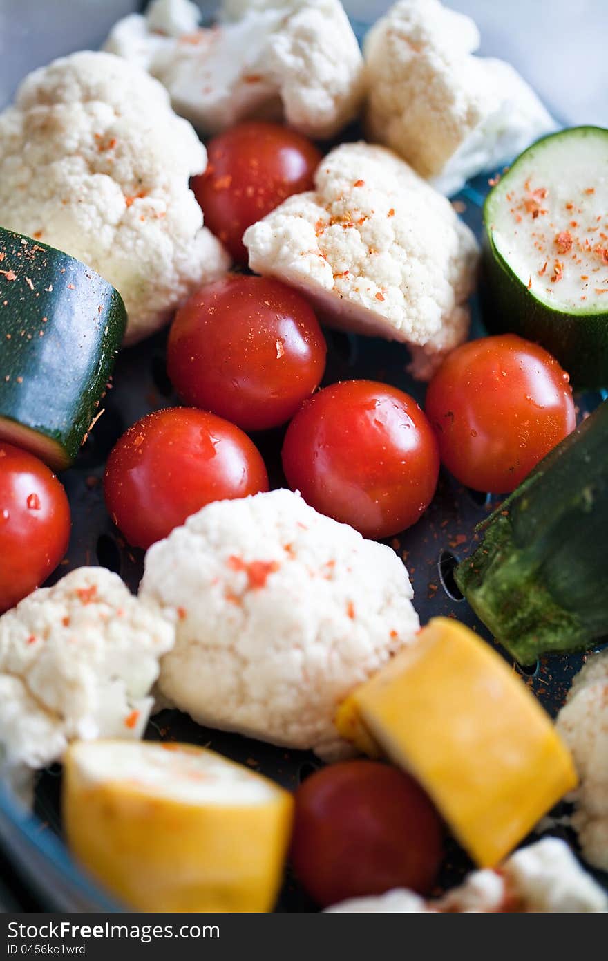 Vegetables In Steamer 2