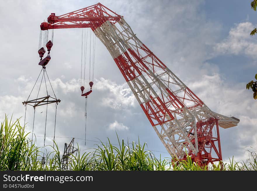 The Titan at it's mooring in Gamboa, Panama, is one of the world's largest cranes. The Titan at it's mooring in Gamboa, Panama, is one of the world's largest cranes.