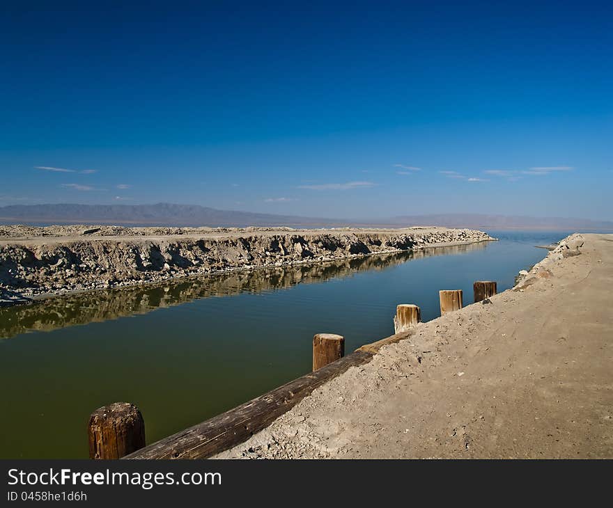 Environmental disaster at Salton Sea, California