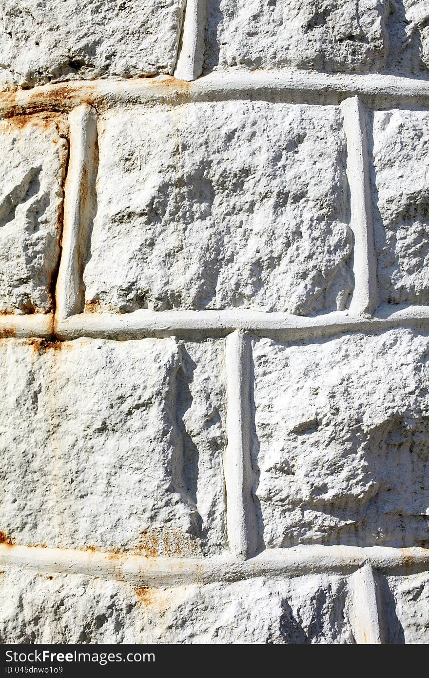 Background of gray stone wall texture