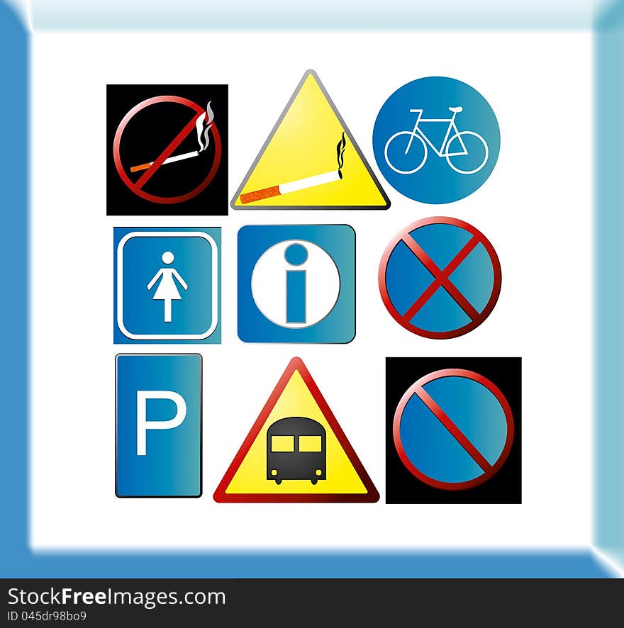 Table of the some types of signs. Table of the some types of signs