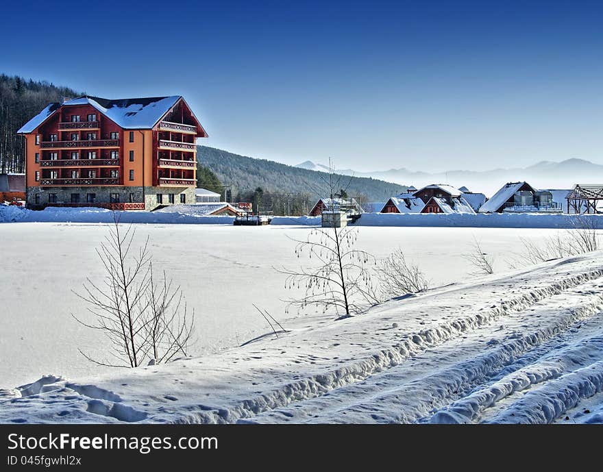 Winter landscape in Slovakia 2