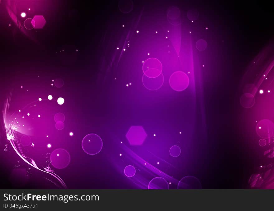 A beautful purple bokeh background. A beautful purple bokeh background