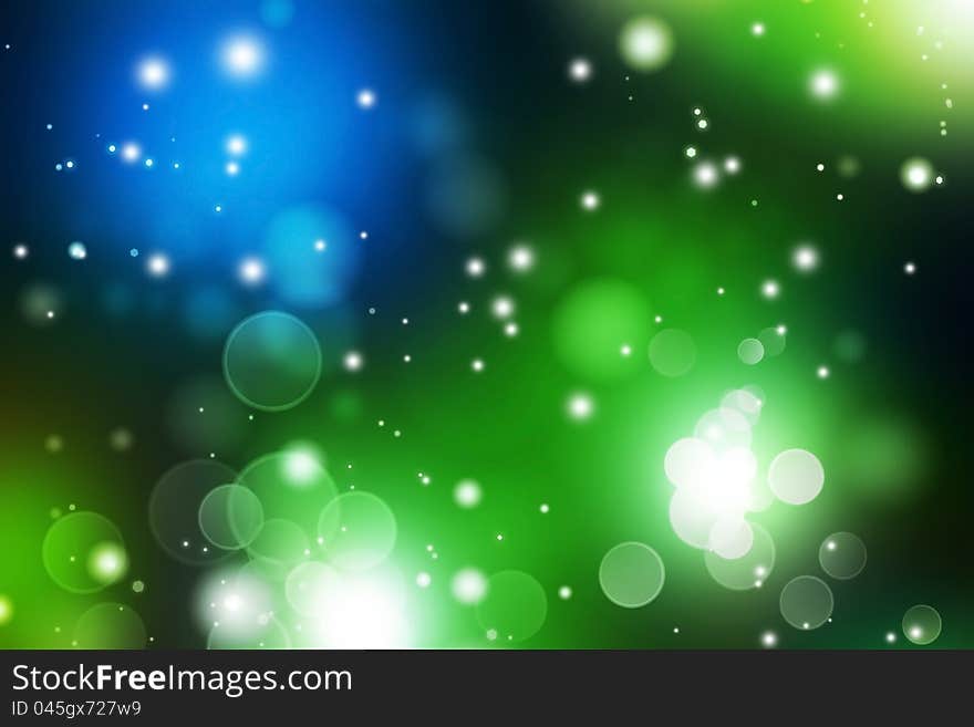 Digital bokeh lights on the colorful background. Digital bokeh lights on the colorful background