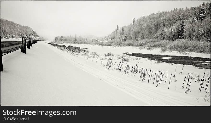 Highway 17 Winter Storm