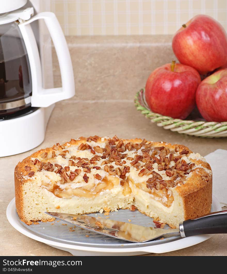 Sliced Coffee Cake