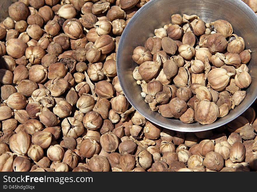 Nuts at Farmers Market in Adelaide. Australia