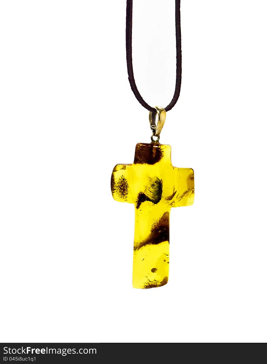 Cross Of Baltic Amber