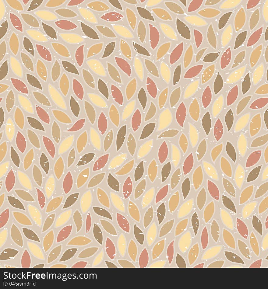 Abstract Seamless Pattern In Retro Style