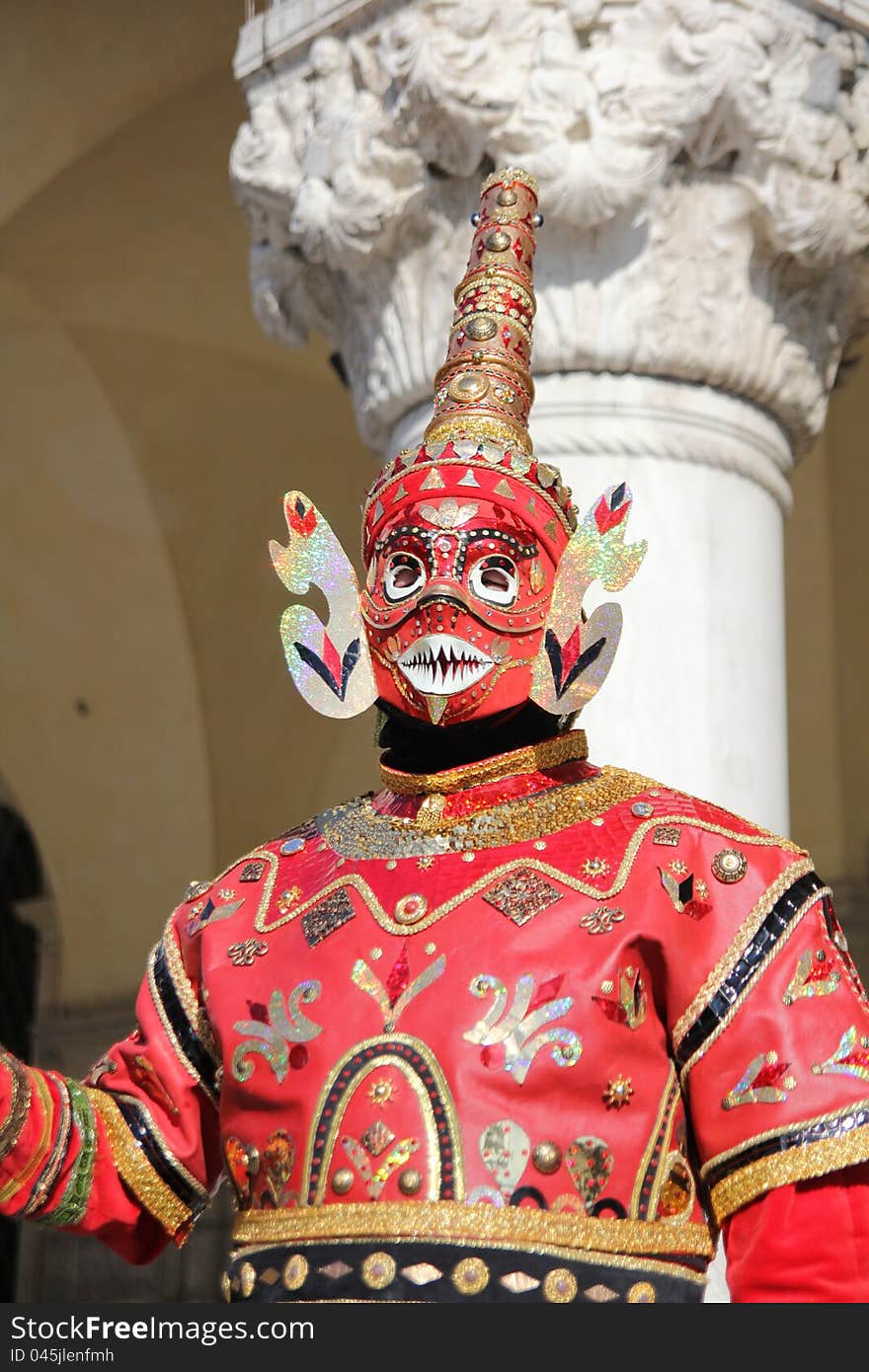 Asian carnival mask