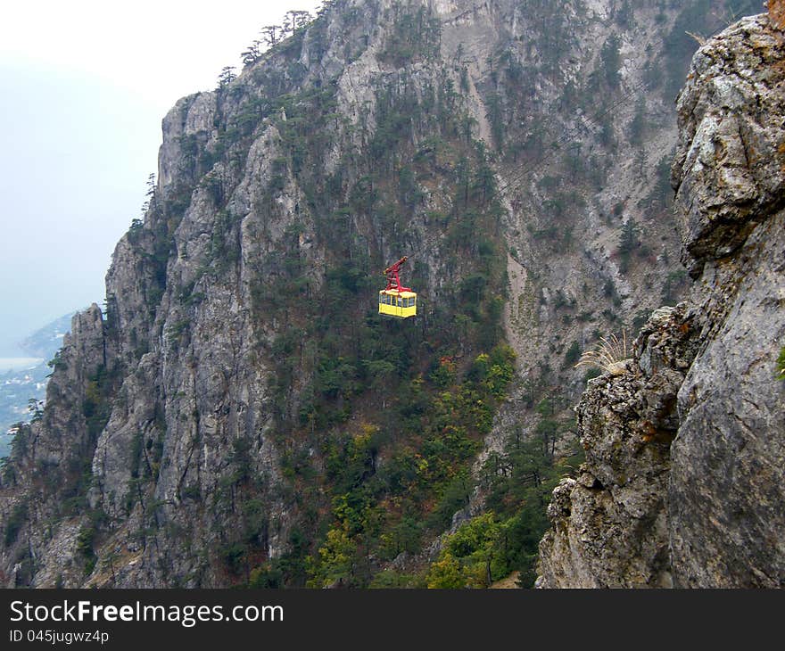 Cableway wagon