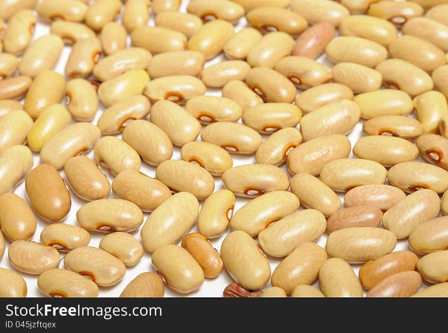 Uncooked kidney beans as a background