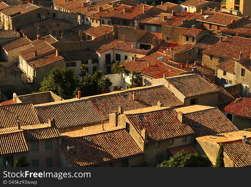 Roofs In Carcassonne