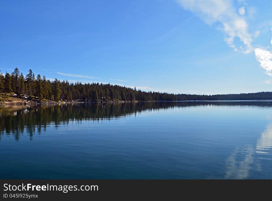 Oregon S Crescent Lake In The Winter