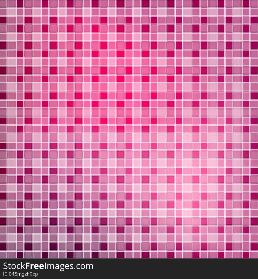 Abstract tile red and pink seamless background. Square pixel mosaic. Abstract tile red and pink seamless background. Square pixel mosaic