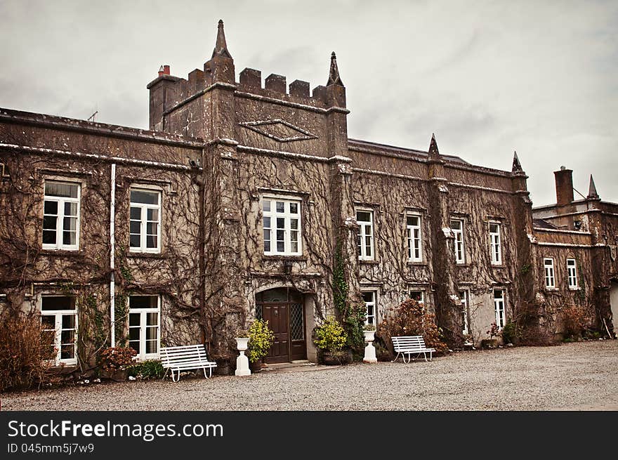 Old castle in county Limerick, Ireland. Old castle in county Limerick, Ireland